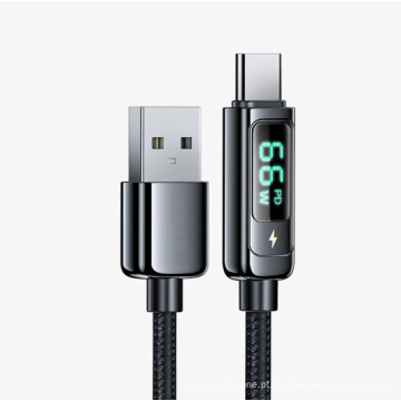 Braid Smart Data Cable com exibição de LED